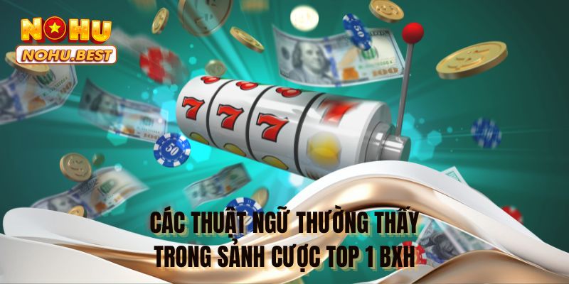 Các thuật ngữ thường thấy trong sảnh cược top 1 BXH